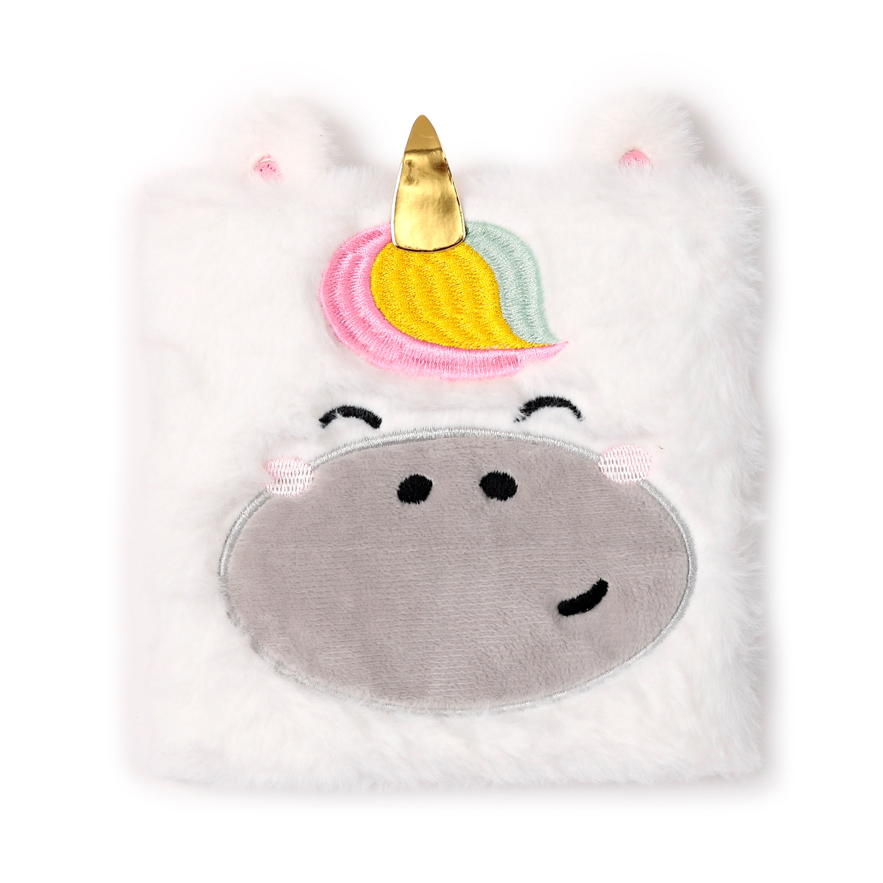 Adoramals Adoracorn Plush Unicorn Notebook for kids stationery front