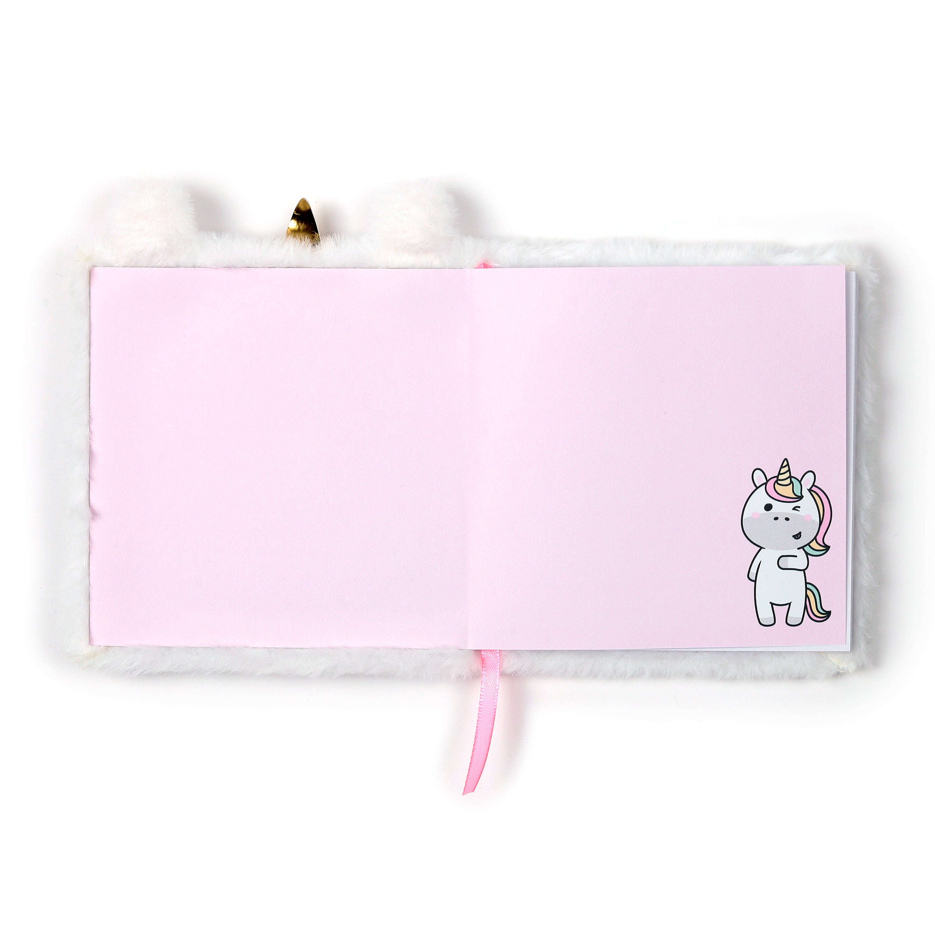 Adoramals Adoracorn Plush Unicorn Notebook for kids stationery open first