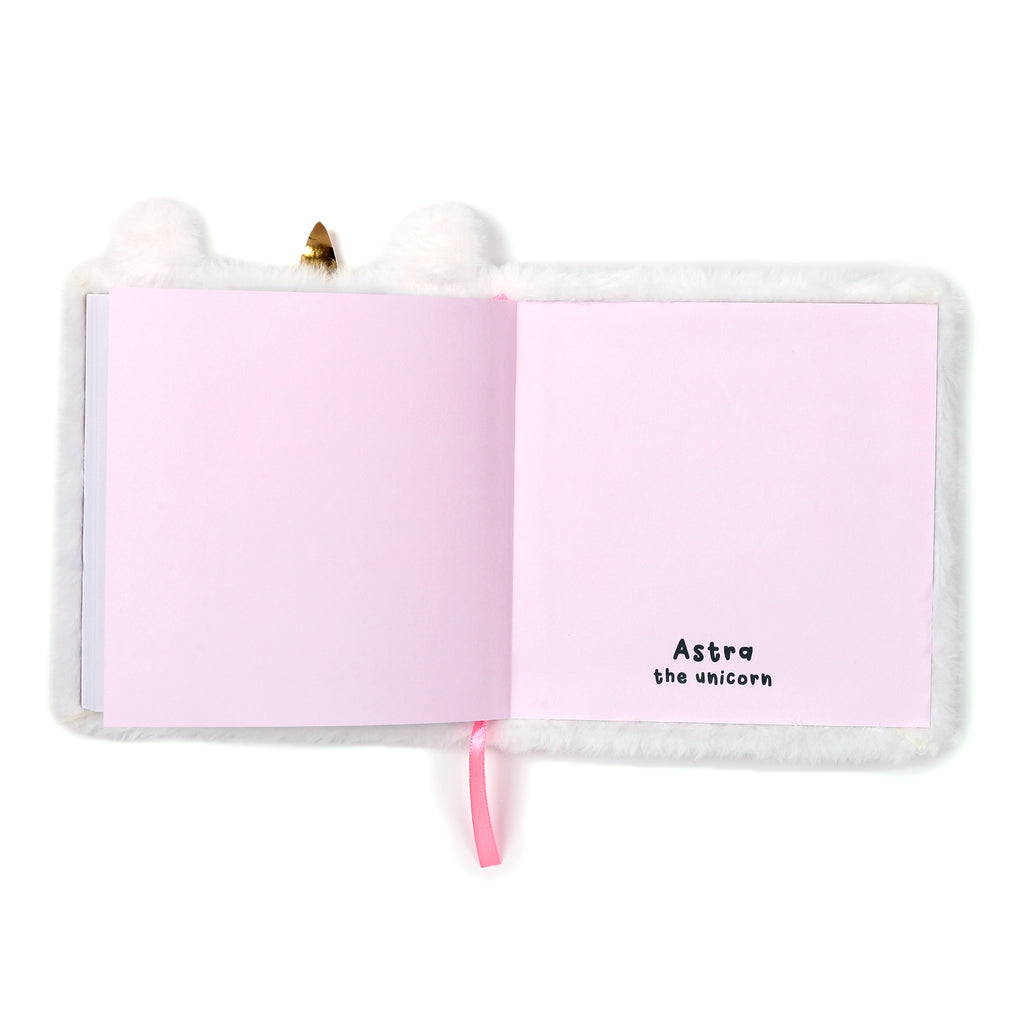 Adoramals Adoracorn Plush Unicorn Notebook for kids stationery open last