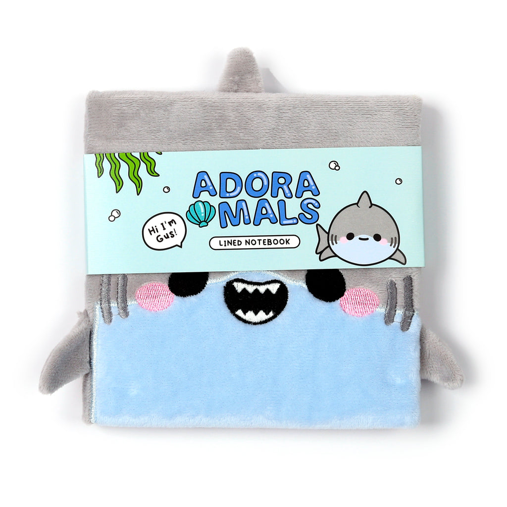 Adoramals Archie the Shark Plush Notebook