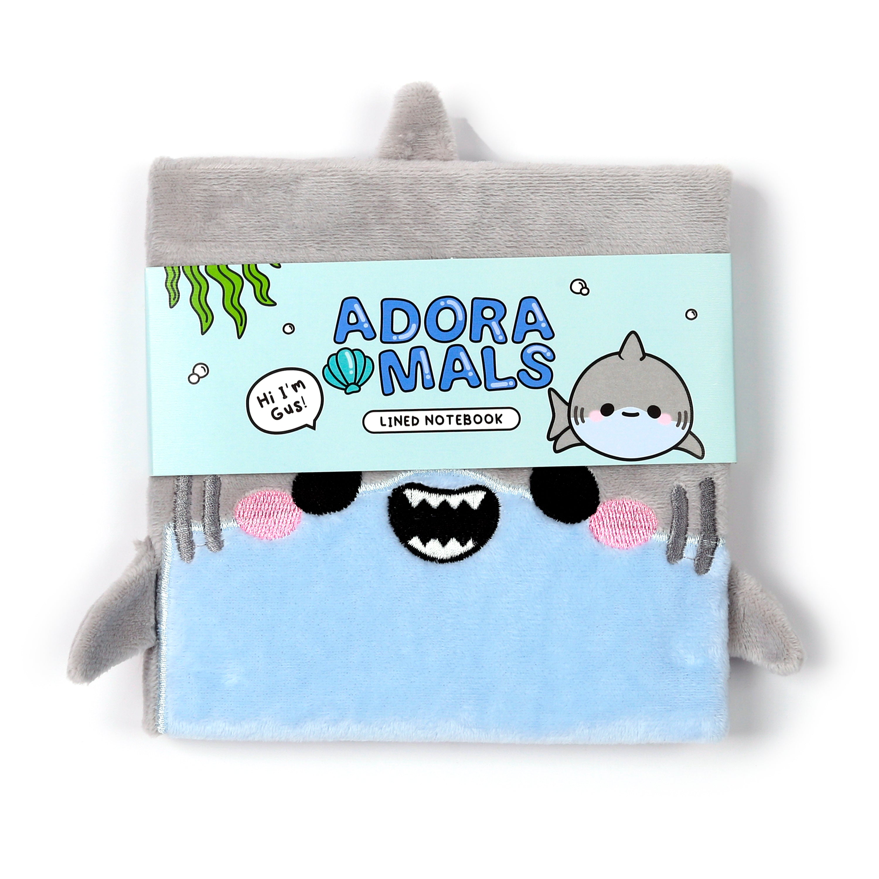Adoramals Archie the Shark Plush Notebook
