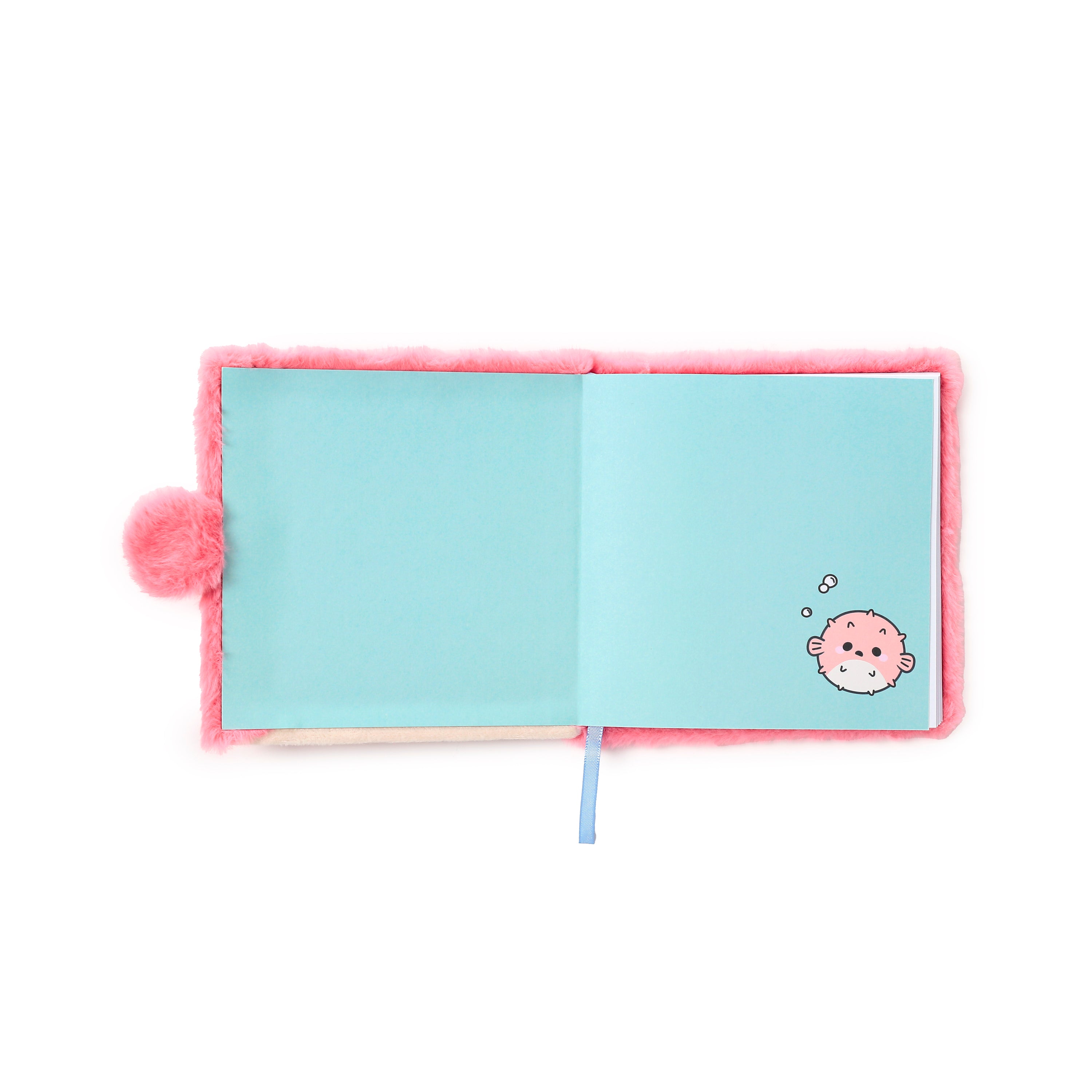 Adoramals Puff the Pufferfish Plush Notebook