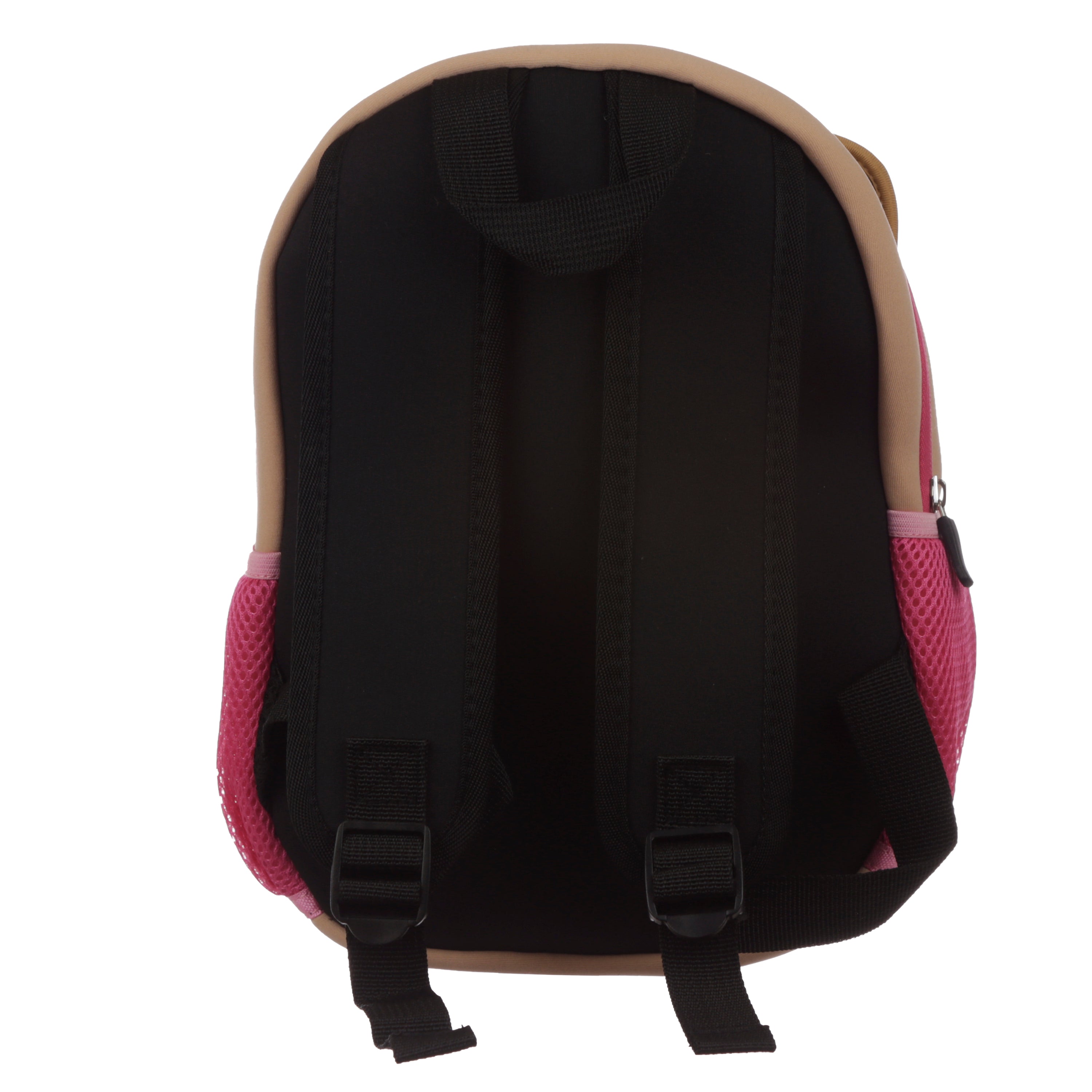 Adjustable padded shoulder straps on the Shiba Inu dog backpack for kids.