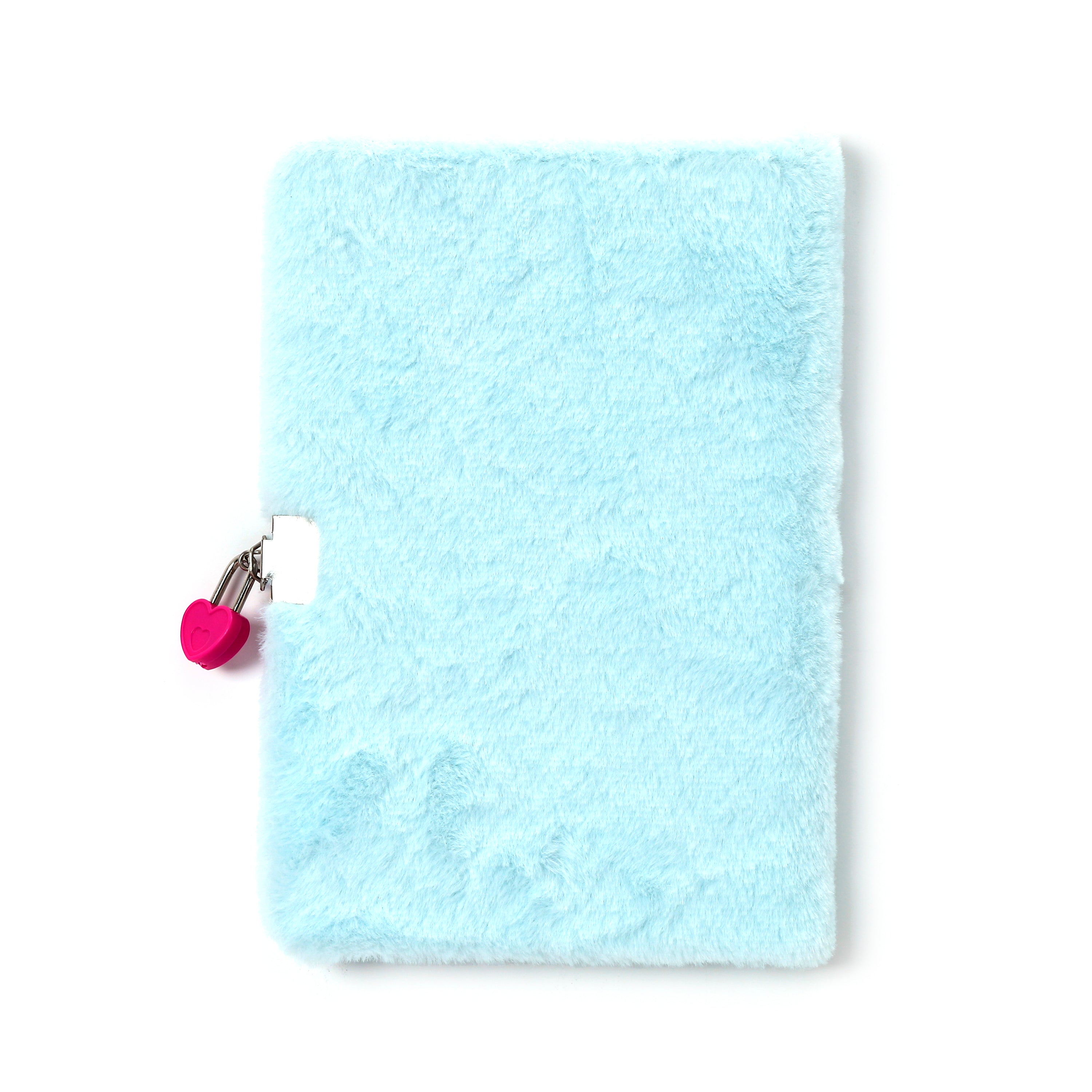 Unicorn Magic Plush Notebook with Padlock